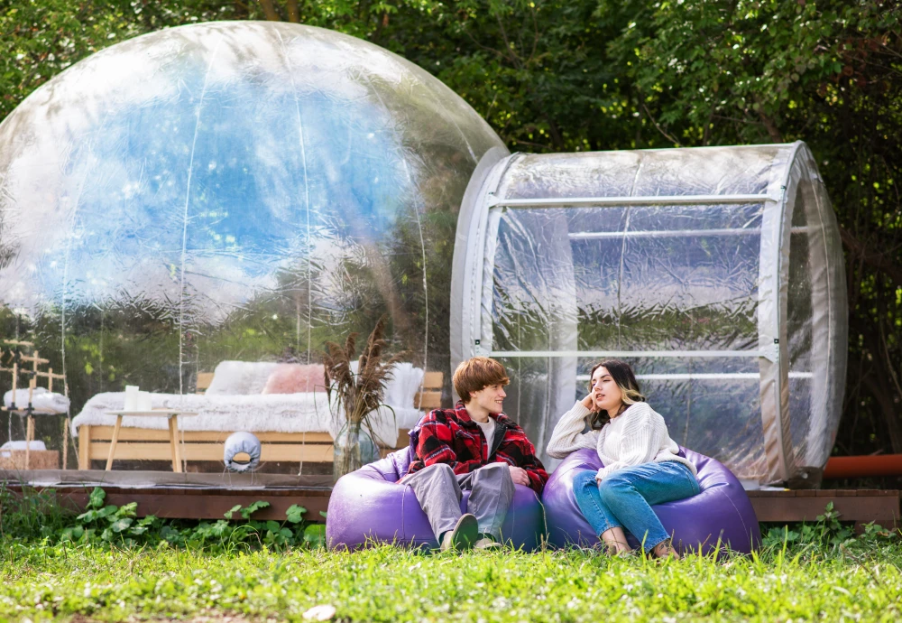 outdoor clear bubble tent